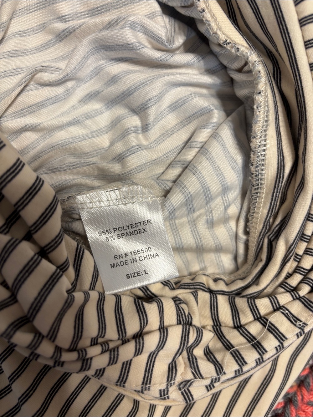 Striped Cream and Black Sleeveless Jumpsuit by Emily Daniels Sz L - Picture 10 of 10